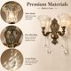 thumbnail image 2 of Aplique de pared MIXL 36 cm dorado 2 luces 3000 K 110‑120 V, 2 of 9