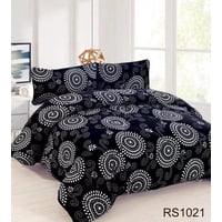 Aladdins Shop - Cobertor De Invierno De Plush Y Chiporro 2 Plazas Negro Diseños