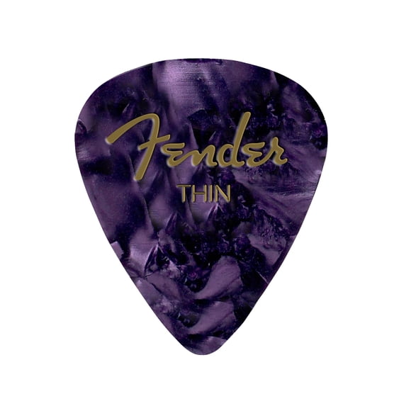 Plectro Fender 351 púrpura delgado (12 unidades)
