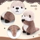 thumbnail image 4 of Peluche Riuhot Otter de 25 cm para regalo para niños, 4 of 7