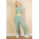 thumbnail image 1 of Conjunto de Camiseta sin Mangas y Pantalones Deportivos de Felpa Francesa con Cintura Elástica, 1 of 2