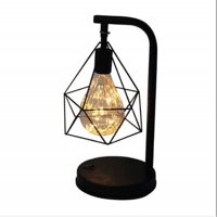 Genérico - Lampara Mesa Luz Retro Arte Minimalista Noche Hogar Rondon