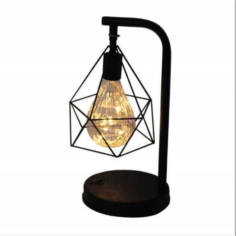 Genérico - Lampara Mesa Luz Retro Arte Minimalista Noche Hogar Rondon