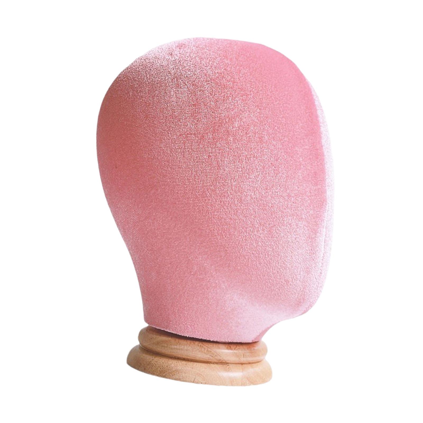 Magideal - Exhibición De Peinado De Cabeza De Maniquí, Modelo De Cabeza De Peluca Multiusos, Exhibición De Cabeza De Maniquí Para Salón, Gafas, Auriculares, Gorr Rosa