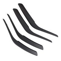 Ioensy - Juego De 4 Cubiertas Para Manija De Puerta Interior Para Bmw X1 E84, Piezas Decorativas Resistentes, Negro Mate