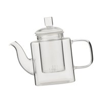 Magideal - Tetera De Vidrio Té Floreciente 350Ml Tetera De Kung Fu Estufa Con Infusor Extraíble Fabricante De Té De Hojas Sueltas Transparentes Para Fiesta De