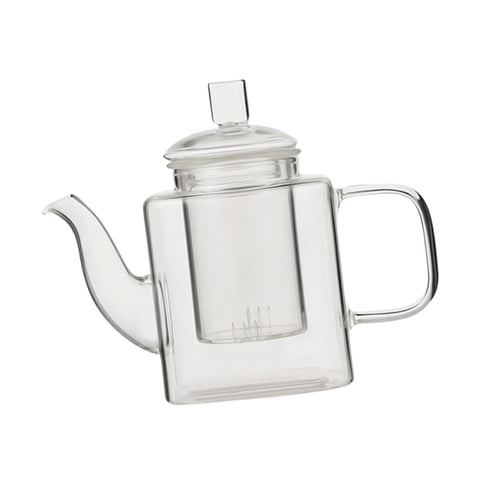 Magideal - Tetera De Vidrio Té Floreciente 350Ml Tetera De Kung Fu Estufa Con Infusor Extraíble Fabricante De Té De Hojas Sueltas Transparentes Para Fiesta De