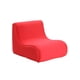 thumbnail image 2 of Sofa Komodo 1c Felpa Rojo, 2 of 4