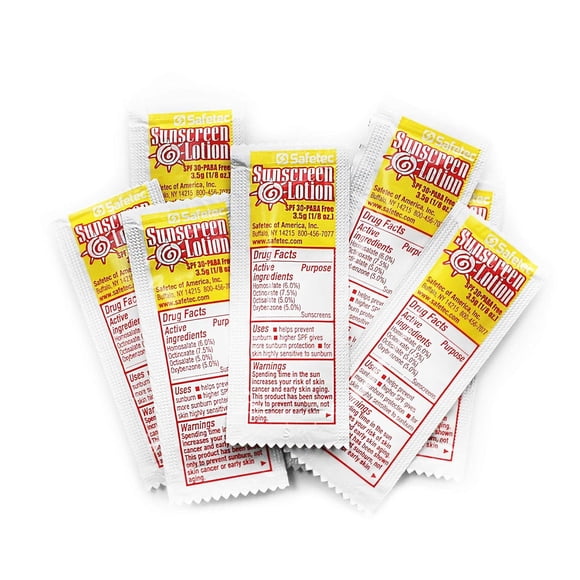 Protector Solar Safetec SPF30+ sin PABA - Pack de 1000 sobres