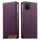 thumbnail image 1 of Funda Tipo Cartera de Cuero Sintético para Samsung Galaxy A12 Bloqueo RFID, con Ranuras para Tarjetas y Bolsillo para Efectivo, Cierre Magnético Fuerte Morado, 1 of 6
