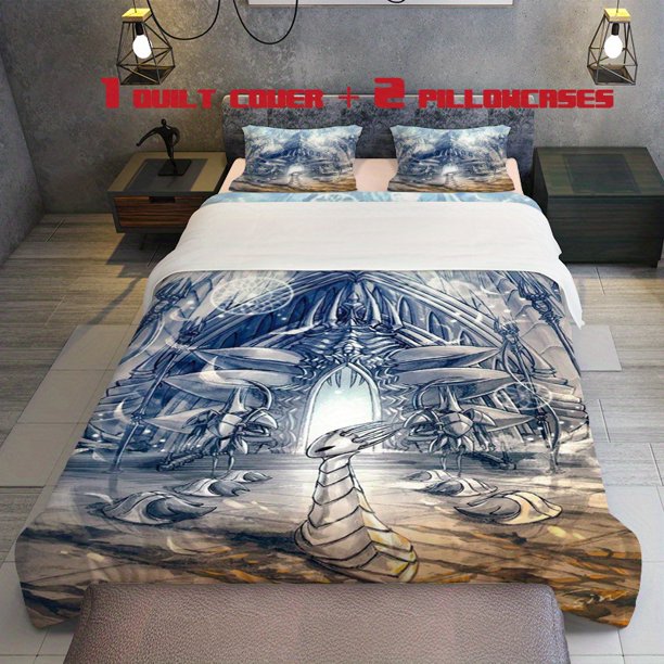 3pcs Pale King Themed Bedding Set Duvet Cover and Pillowcases