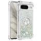 thumbnail image 2 of Funda Para Google Pixel 8 Con Brillo Líquido, Protección Completa Y Soporte De Anillo Giratorio, 2 of 4