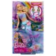 thumbnail image 1 of Barbie Sirena Muñeca Transformación Flores Cabello Rosa 3+, 1 of 5