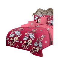 Genérico - Cubrecama Quilt Verano 2 Plazas + 2 Fundas Almohada D17