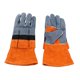 thumbnail image 3 of Guantes Resistentes Al Calor Para Horno Y Barbacoa, Para Cocinar, Acampar, Naranja, 13,6 X 7,3 Pulgadas, 3 of 5