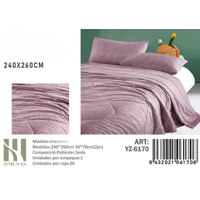 Mundo Shopping - Plumon Con Diseño Lila King Imusa 260X240Cm