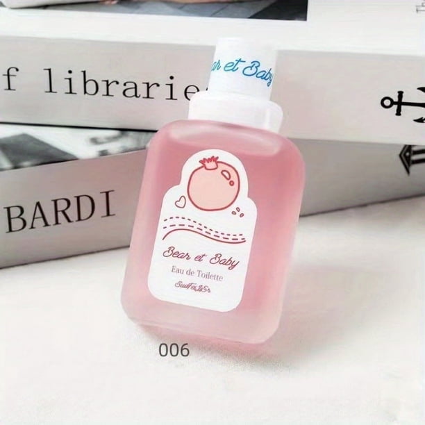 Eau De Toilette Spray For Women, Refreshing And Lasting Fruity Scent, Lovely Baby Bear Pattern Perfume For Dating, Party, Ideal Gift ( Peach, Orange, Ice Cream And Other 6 Flavors )