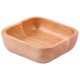 thumbnail image 4 of Cuenco De Madera Cuadrado Natural Salsa Pastas Aperitivos Arroz Ensaladera Vajilla 15cm, 4 of 5