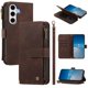 thumbnail image 1 of Funda Samsung Galaxy S24 FE con Cremallera, Marrón, 1 of 6