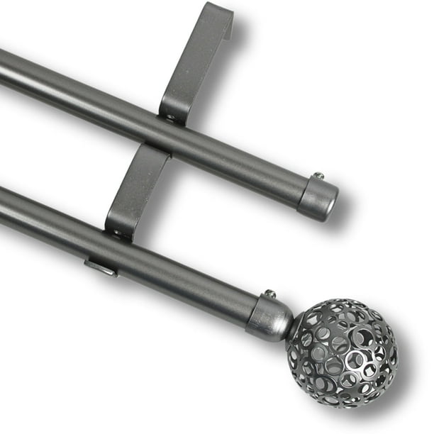 Barras De Cortina 19mm Extensibles Metálicas 120-210 Cm Guiza