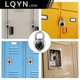 thumbnail image 5 of Candado de combinación LQYN de 50 mm negro – Pack de 24, 5 of 7
