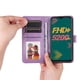 thumbnail image 5 of Funda tipo cartera FOXDOCK para Infinix Hot 11 , diseño girasol en relieve, cuero PU, cierre magnético, soporte y tarjetero, 5 of 5