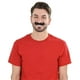 thumbnail image 2 of Falsos bigotes Rhode Island Novelty, negros, 3,5 cm, paquete de 12, 2 of 3
