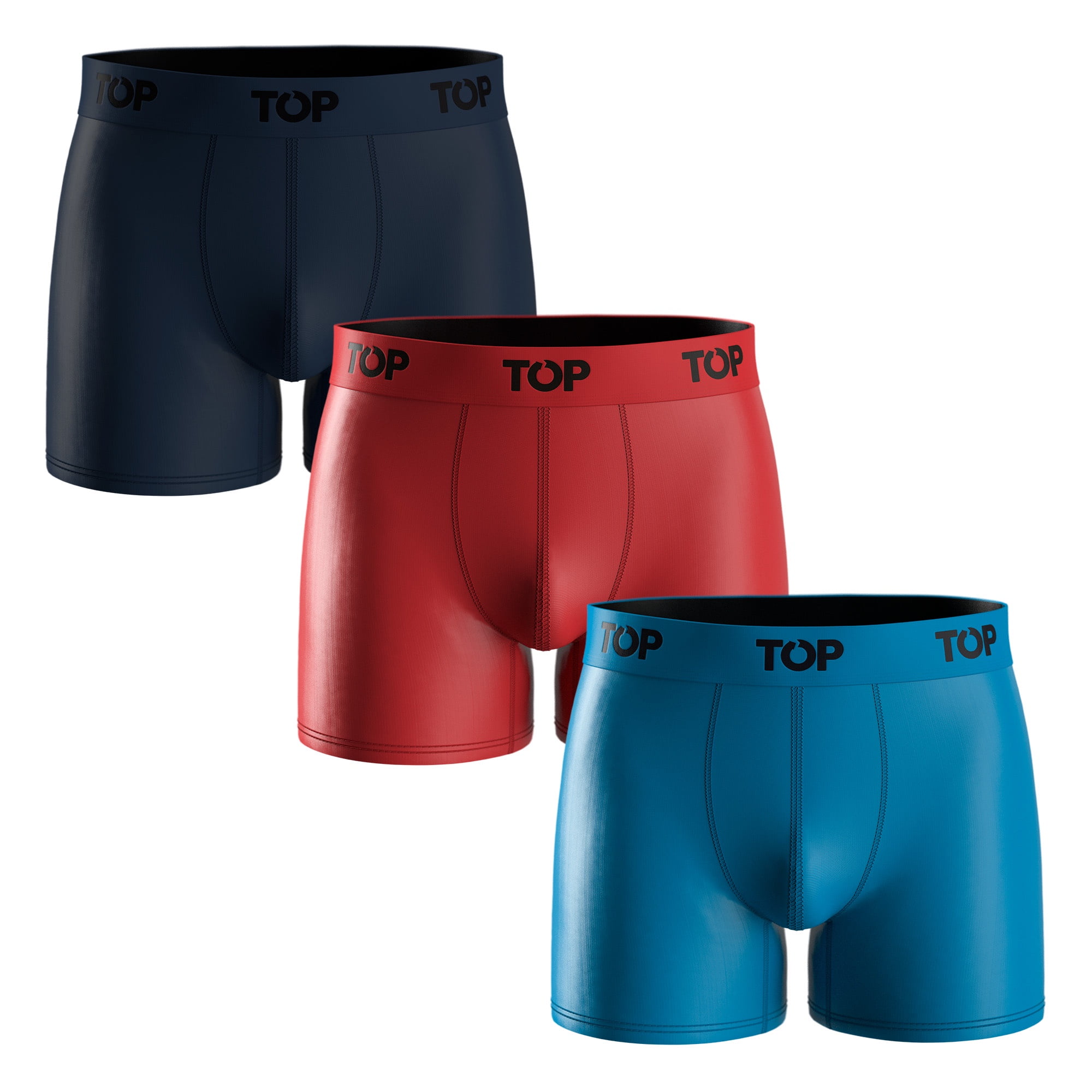 Top - Bóxer Medio Microfibra Pack 3 C13