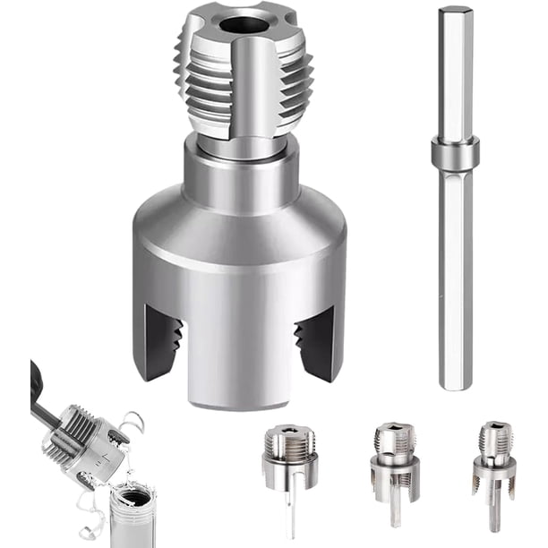Terraja tubos 4 en 1 para 1/2" 3/4" 1" PVC integrado interior exterior