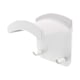 thumbnail image 2 of Soporte de auriculares con estantería de soporte de soporte de soporte de pared de gancho doble práctico, organizador, soporte de colgante de auricula Blanco, 2 of 5