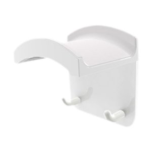 Bothyi - Soporte Para Auriculares De Pared Para Debajo Del Escritorio, Soporte Para Accesorios, Ahorro De Espacio, Color Blanco