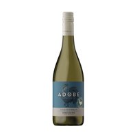 Vino Blanco Adobe Orgánico Chardonnay Botella
