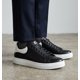 thumbnail image 2 of Zapatilla Alexander de Cuero Natural Nevado OLKI - Negra/Blanca blanco 41, 2 of 9