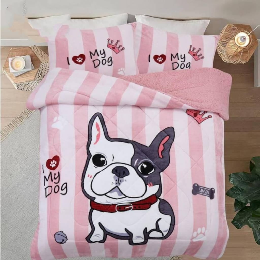 Todo Hogar Santiago De Chile - Cubrecama Polar Con Chiporro 1.5 019