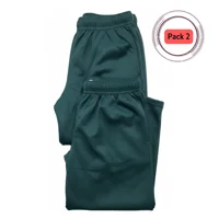 Genérico - Pack 2 Pantalones Buzo Fantasia Niño Niña Escolar Azul / Verde