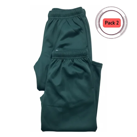 Genérico - Pack 2 Pantalones Buzo Fantasia Niño Niña Escolar Azul / Verde