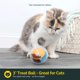 thumbnail image 4 of Pelota dispensadora de premios Pet Zone IQ Puzzle de 7,5 cm, comedero lento, 4 of 9