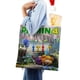thumbnail image 4 of Pikmin Bolso de tela con estampado de lienzo para mujer, bolsa de compras reutilizable y estética, con cremallera interior, regalo para mujer, 35 × 40 cm., 4 of 6
