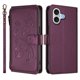 thumbnail image 2 of Funda Cartera Mariposa para [iPhone 17] con Soporte y Cremallera Violeta, 2 of 6