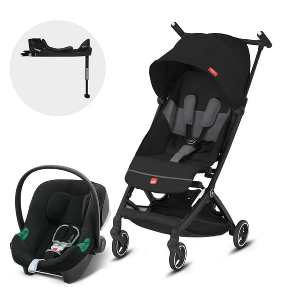Coche Travel System Pockit Plus Ac Negro + Aton B2 + Base