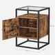 thumbnail image 3 of Mesa Lateral Auxiliar Velador Madera y Vidrio Bettna, 3 of 8