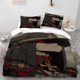 thumbnail image 1 of Dark Military Uniform Character Themed Bedding Set Soft and Comfortable for All Seasons Ideal for Home and Bedroom Use, 1 of 5