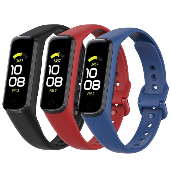 Correas LeongLzt Galaxy Fit 2 de Silicona Suave Paquete de 3