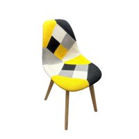 Habita2 Chile - Silla Patchwood Amarillo