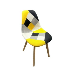 Habita2 Chile - Silla Patchwood Amarillo