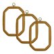 thumbnail image 1 of Aros de bordado Holyenten pack de 3 26 × 19 cm estilo madera, 1 of 6