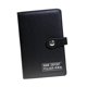 thumbnail image 1 of PU Cuero Noteber Binder Binder Recargable Presupuestos De Hojas Sueltas Binder Para Trabajo Viaje Negro, 1 of 5