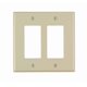 thumbnail image 1 of Placa de pared Leviton 2-Gang Decora/GFCI Decora Midway Ivory, 1 of 1