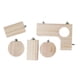 thumbnail image 5 of de Madera para Pájaros Soporte de Percha de Madera de 5 Piezas Estante de Esquina de Jaula de Hábitat para Periquitos, Periquitos, Loros, C, 5 of 5