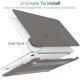 thumbnail image 4 of Funda DONGKE para MacBook Pro 13 (modelos A2338/A2251/A2289) Gris Escarchado, 4 of 7